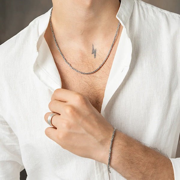 King Chain Bracelet in Sterling Silver – Zehrai