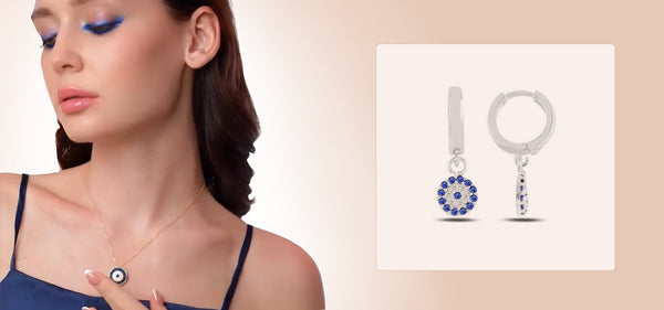 Evil Eye Earrings That Shine Bright and Protect Your Vibe - Zehrai