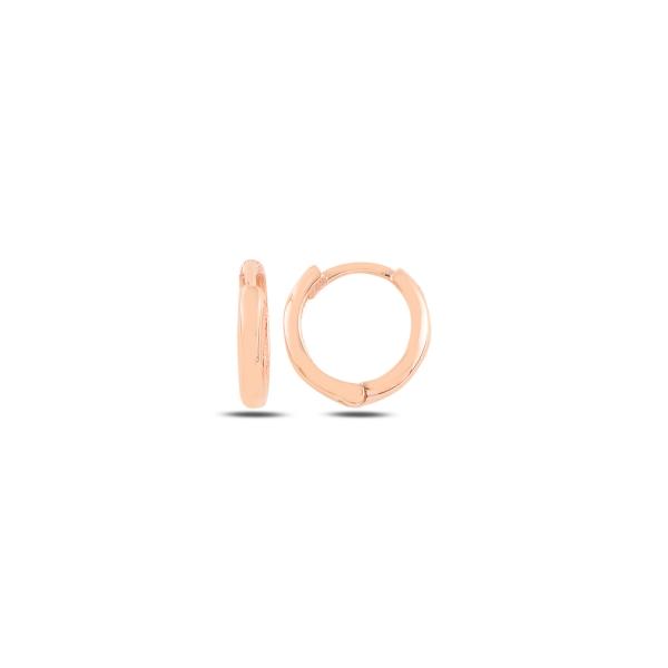 13mm plain hoop earrings in sterling silver