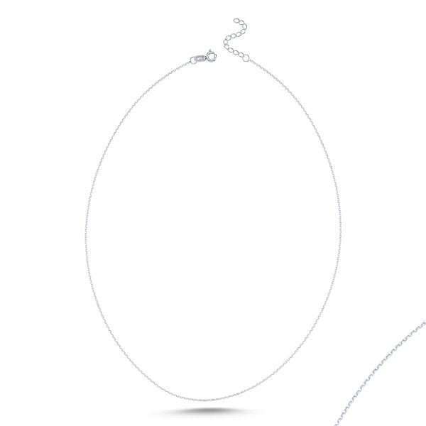 30 Micron Diamond Cut Forzentina Chain Necklace In Sterling Silver - Zehrai