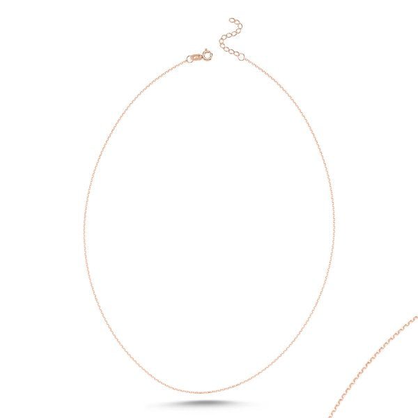 30 Micron Diamond Cut Forzentina Chain Necklace In Sterling Silver - Zehrai