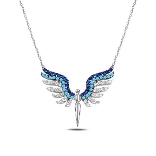 Angel Necklace in Sterling Silver - Zehrai