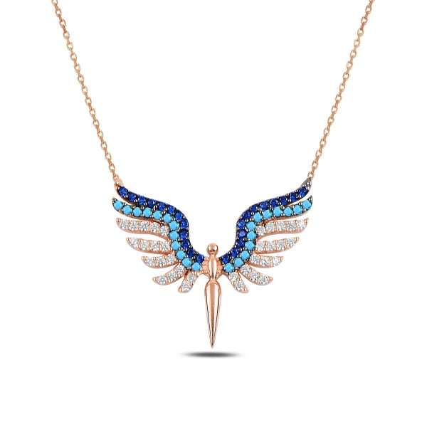 Angel Necklace in Sterling Silver - Zehrai