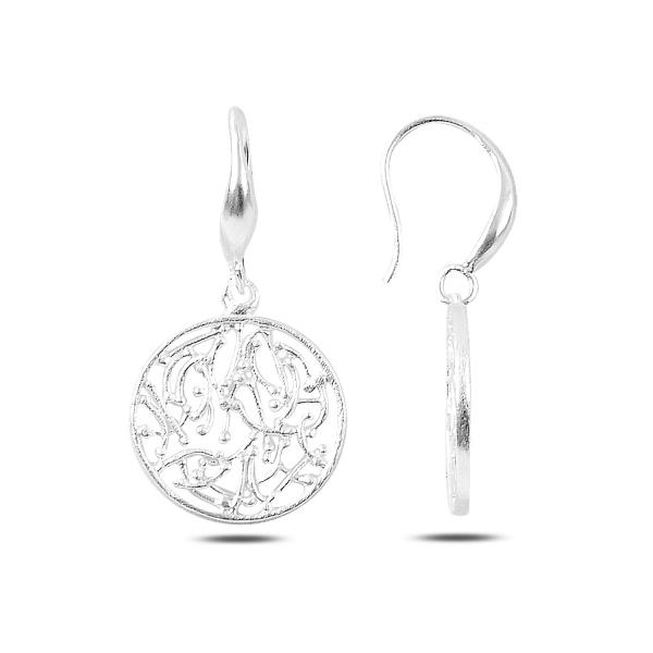 Bird nest earrings in sterling silver - Zehrai