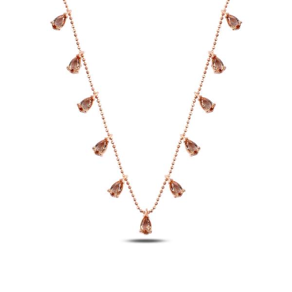 Dangle drop lab created zultanite necklace in sterling silver - Zehrai