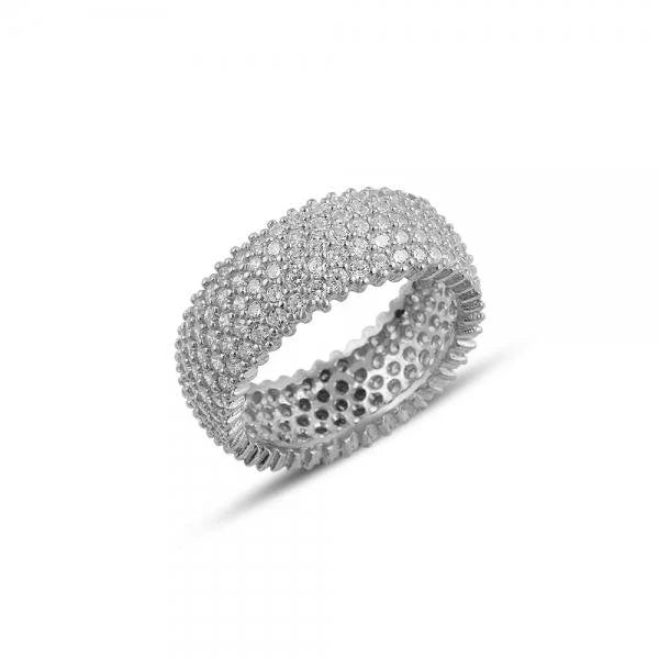 Eternity ring in sterling silver - Zehrai