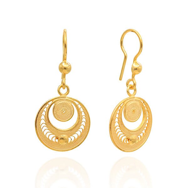 Handmade Sterling Silver Filigree Earrings