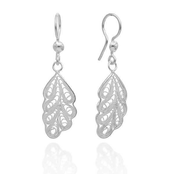 Handmade Filigree Earrings in Sterling Silver