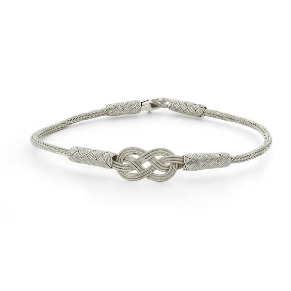 Kazaz eternity bracelet in pure silver - Zehrai