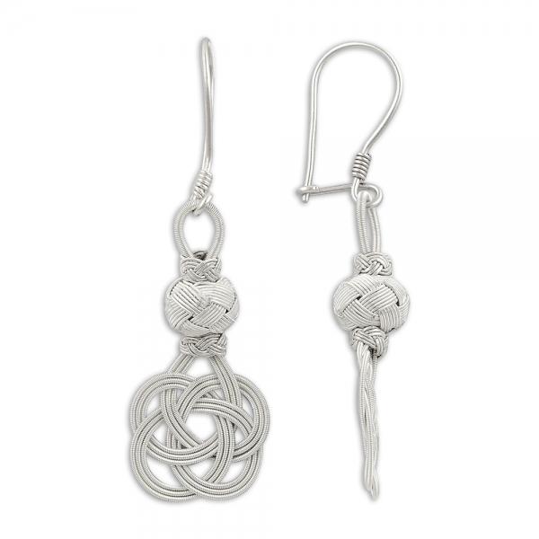 Kazaz Turkish love knot earrings - Zehrai