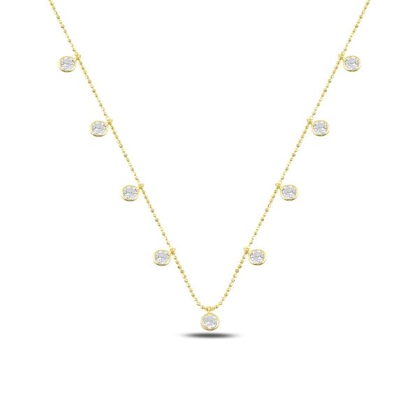 Gold dangle on sale choker