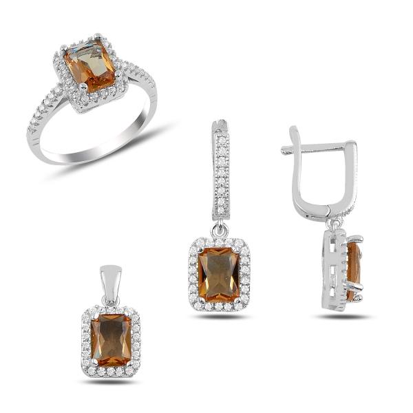 Square Created Zultanite Set In Sterling Silver - Zehrai