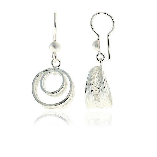 Sterling Silver Filigree Earrings - Zehrai